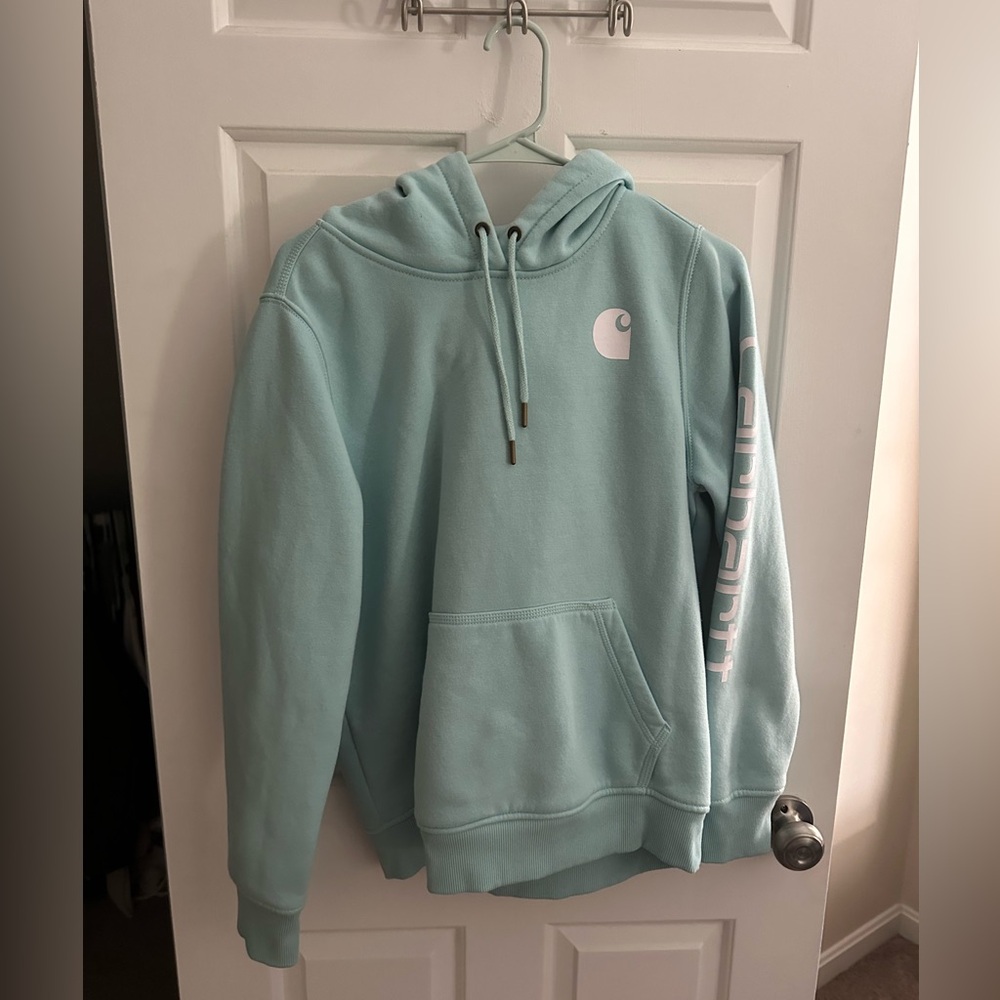 Carhartt Women’s Aqua Sweatshirt, size Medium